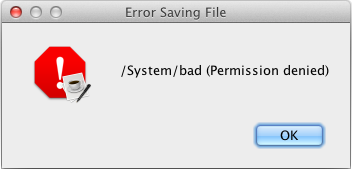 Save Error