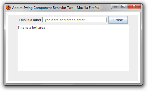 Firefox Swing Compoent Behavior Tow