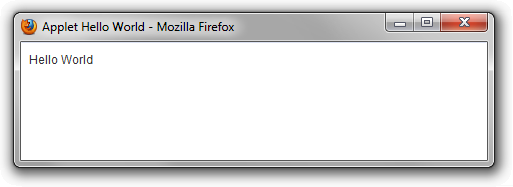 Firefox Hello World